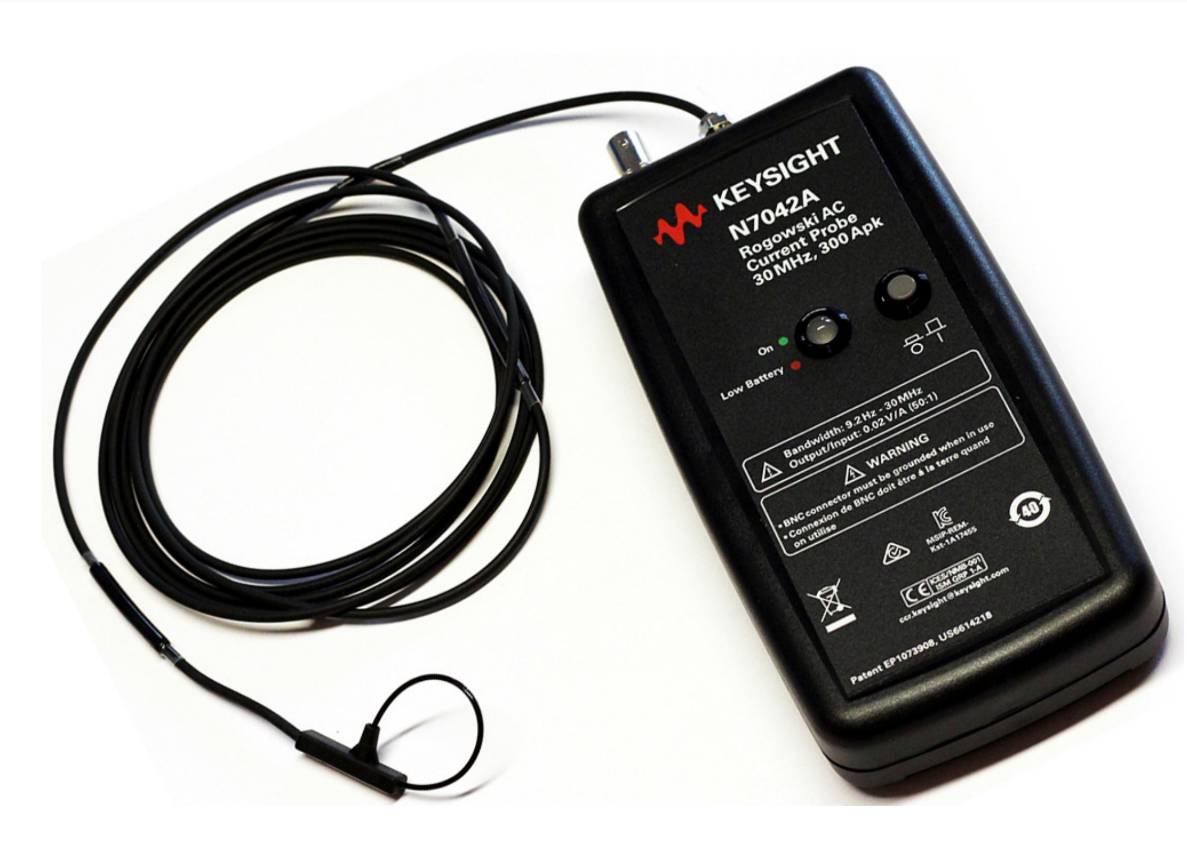 Keysight Technologies N704 Series N7042A Current Probe, Current Type, 9.2 → 30MHz, BNC Connector