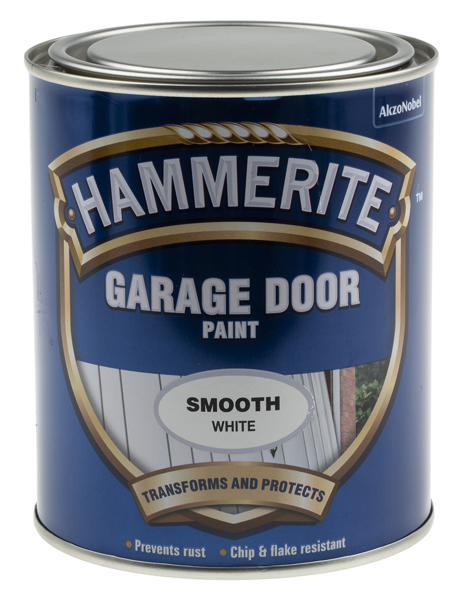 Hammerite Garage Door Enamel Paint in Gloss White 750ml