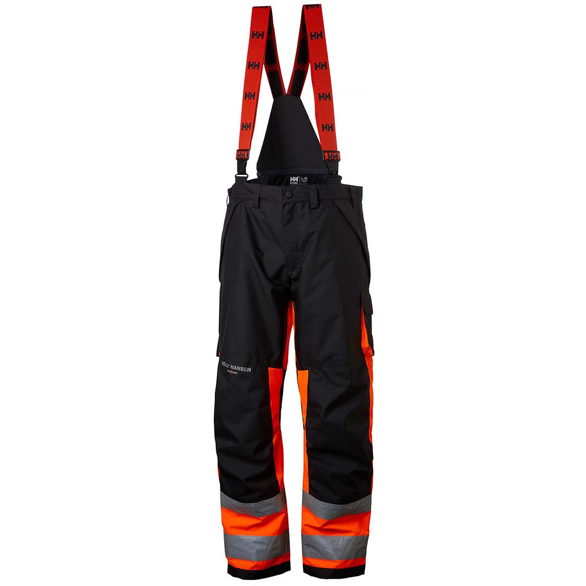 Helly Hansen Alna Black Hi Vis Work Trouser Durable 34 in 34 in