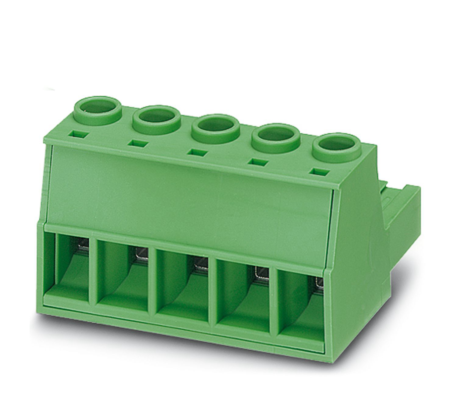 Phoenix Contact, 10.16mm Pitch, PC 6/ 4-ST-10.16, 4 Way, , Pluggable Terminal Block, Plug, Plug-In, Screw Termination,