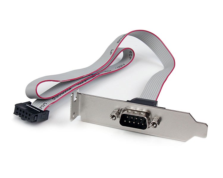 StarTech.com Female 10 Pin IDC to Male 9 Pin D-sub Serial Cable, 412mm
