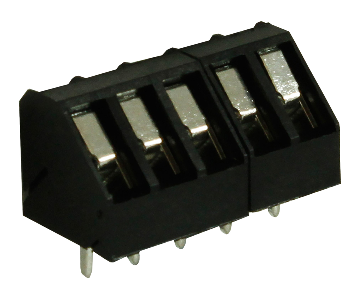 RS PRO PCB Terminal Block, 5-Contact, 5mm Pitch, Through Hole Mount, 1-Row, Screw Termination