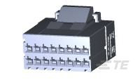 TE Connectivity, Dynamic Male Connector Housing, 2.5mm Pitch, 16 Way, 2 Row