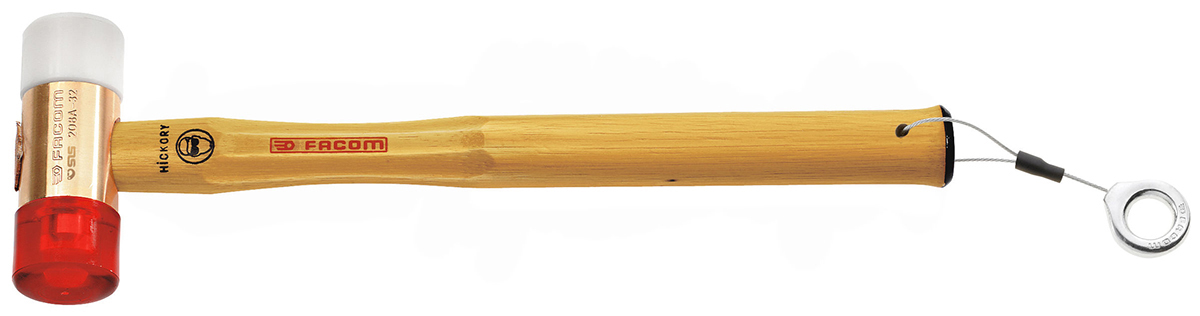Facom Neoprene, Nylon, Polyurethane Mallet 370g With Replaceable Face