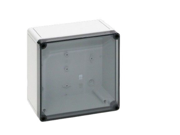 Rittal PK Series Polycarbonate Wall Box, IP66, Viewing Window, 180 mm x 180 mm x 90mm