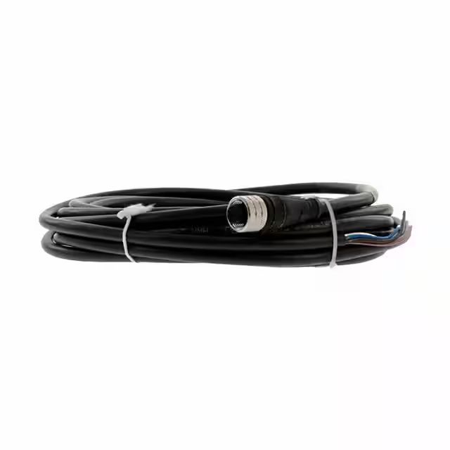 Brad from Molex Female 5 way M12 Micro Change to Male 5 way Pigtail Sensor Actuator Cable, 5 m
