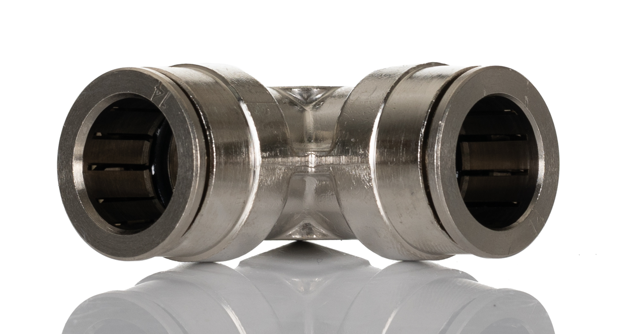 Norgren PNEUFIT 10 Series Straight Threaded Adaptor, Push In 14 mm to Push In 14 mm, Tube-to-Tube Connection Style,