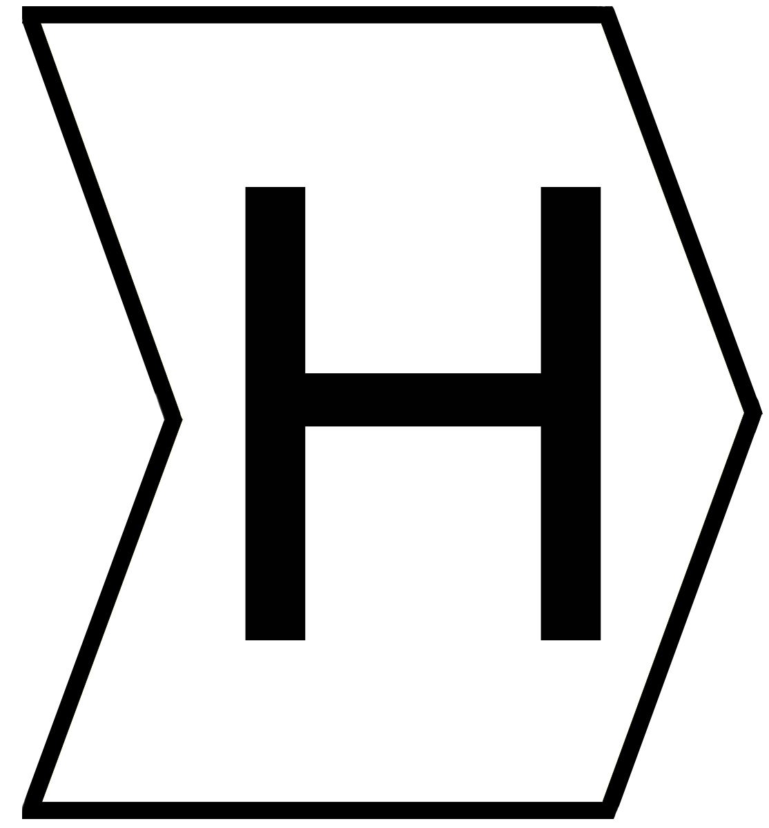 HellermannTyton Helagrip Slide On Cable Markers, Black on White, Pre-printed "H", 2 → 5mm Cable, 901-10420