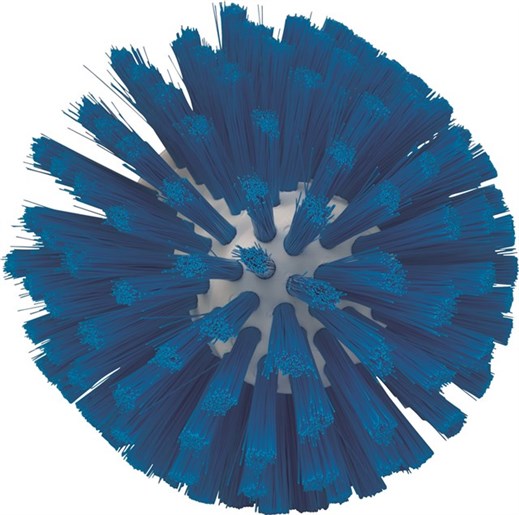 Vikan Medium Bristle Blue Scrubbing Brush, 33mm bristle length, Polyester, Polypropylene, Stainless Steel bristle