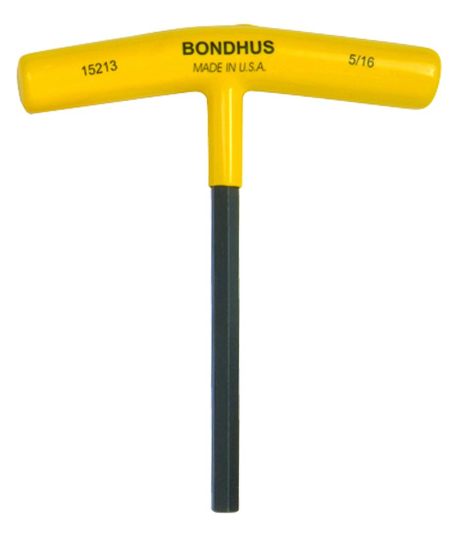 Bondhus T Shape Imperial Hex Key, 5/16in