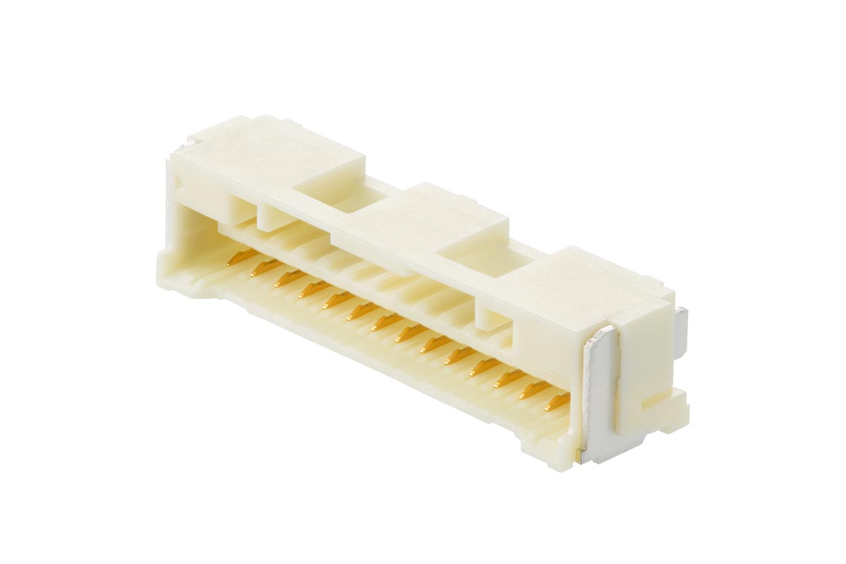 Molex 213225 Series Vertical Surface Mount PCB Connector, 6-Contact, 1-Row, 1.5mm Pitch, Solder Termination