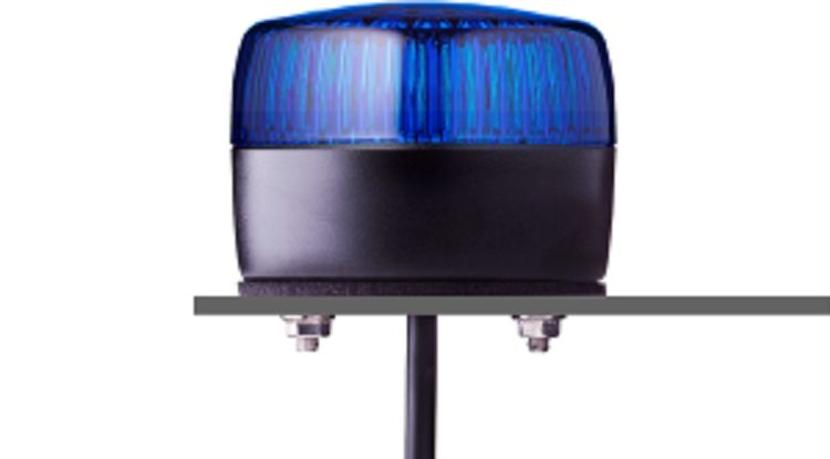 AUER Signal PCL Series Blue Multiple Effect Beacon, 24 V ac/dc, Base Mount, LED Bulb, IP67, IP69