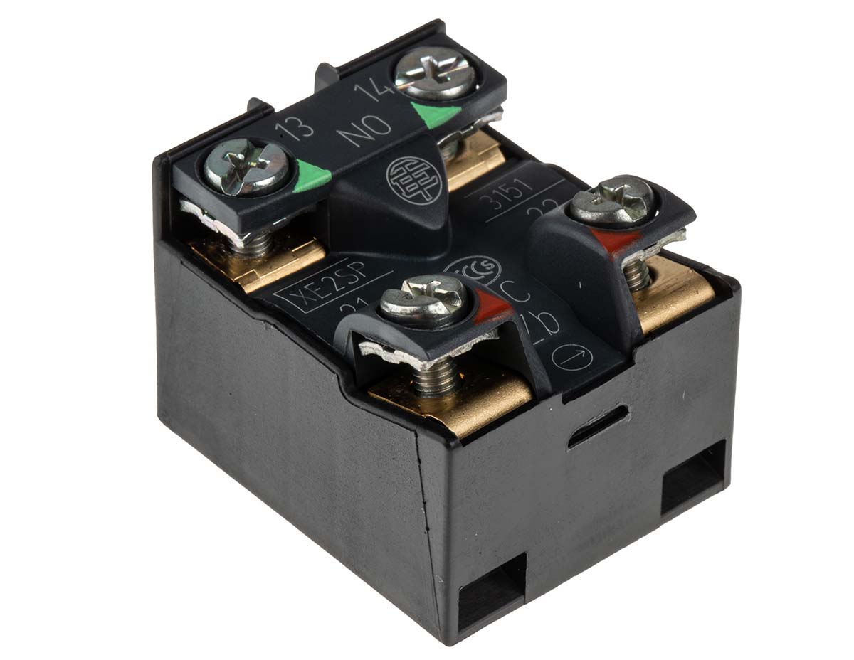 Telemecanique Sensors Limit Switch Contact Block, XE2N, 1NC, 1NO
