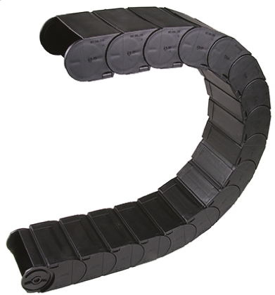 Igus 167, e-chain Black Cable Chain - Flexible Slot, W100 mm x D50mm, L1m, 200 mm Min. Bend Radius, Igumid G