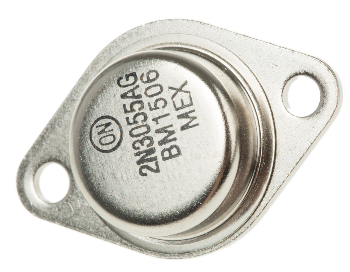 onsemi 2N3055AG NPN Transistor, 15 A, 60 V, 2-Pin TO-204