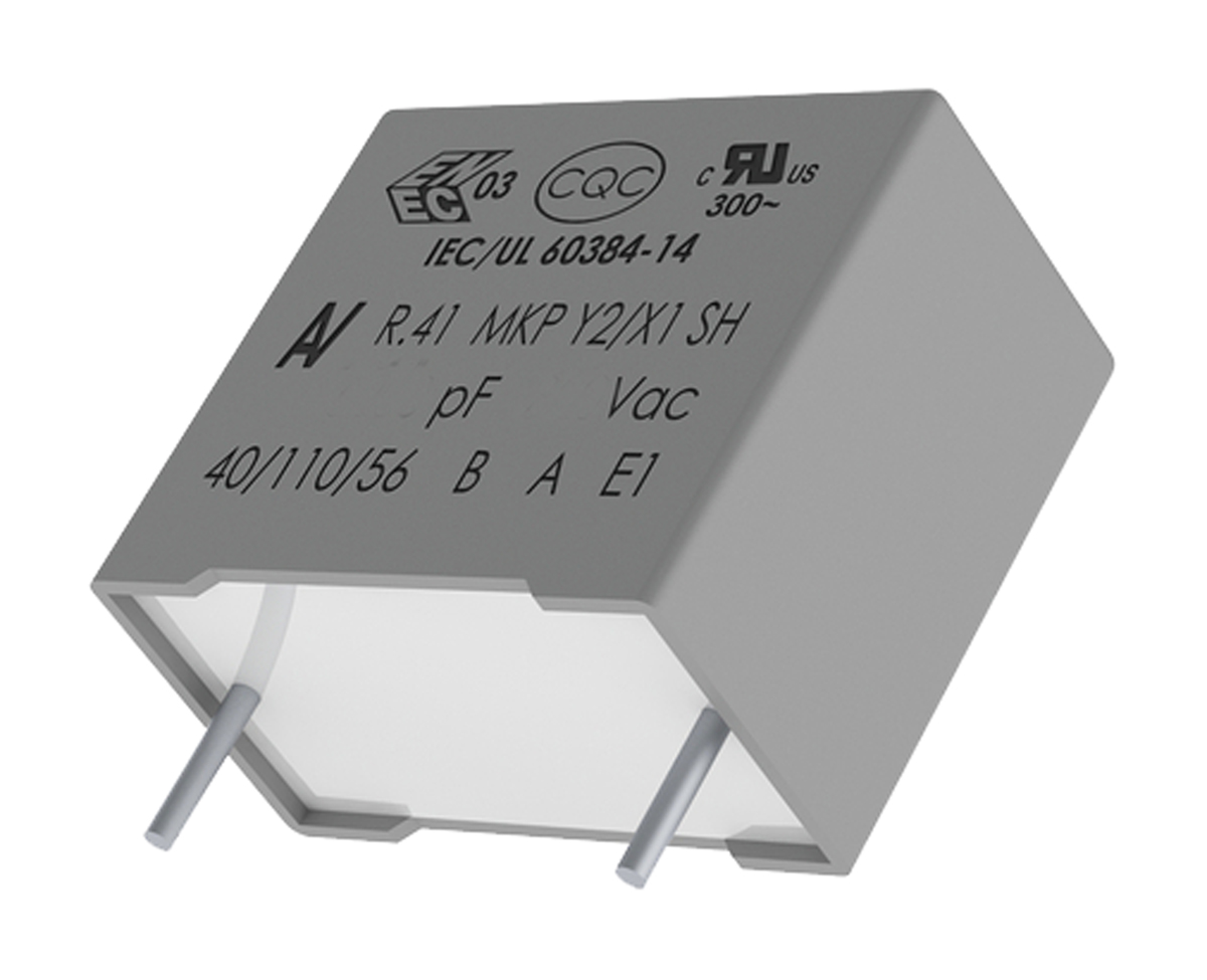 KEMET R41 Metallised Polypropylene Film Capacitor, 1 kV dc, 300 V ac, ±20%, 470nF, Through Hole
