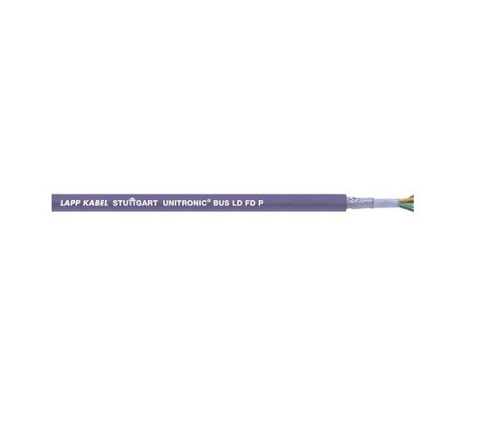 Lapp UNITRONIC BUS LD Data Cable, 2 Cores, 0.25 mm² CSA 24 AWG, Screened, 100 m, Purple Polyethylene Sheath