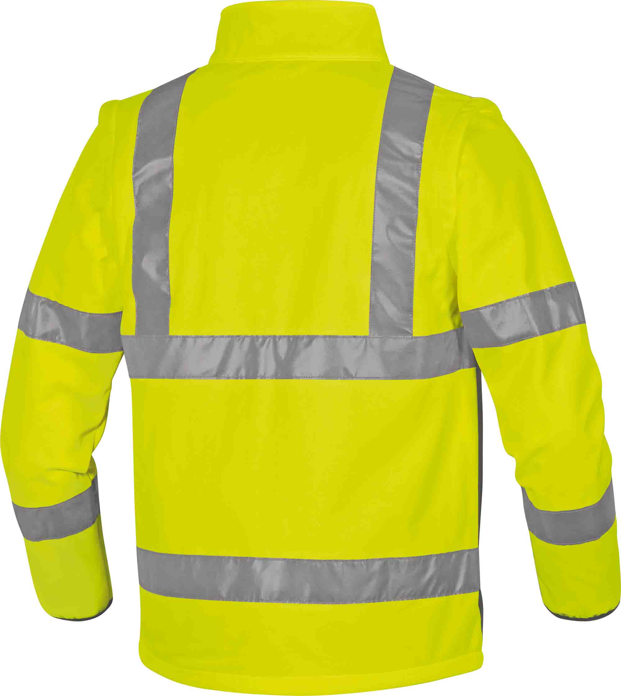 Delta Plus Yellow Unisex Hi Vis Jacket, XL