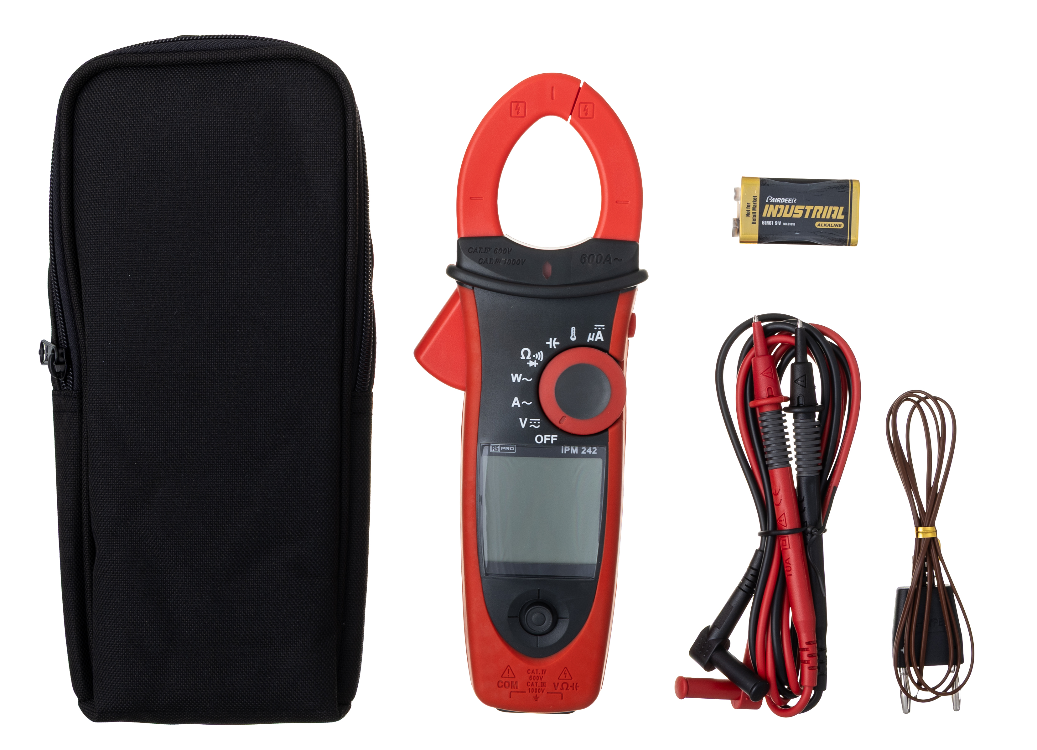RS PRO Clamp Meter, 1mA dc, Max Current 600A ac With RS Calibration