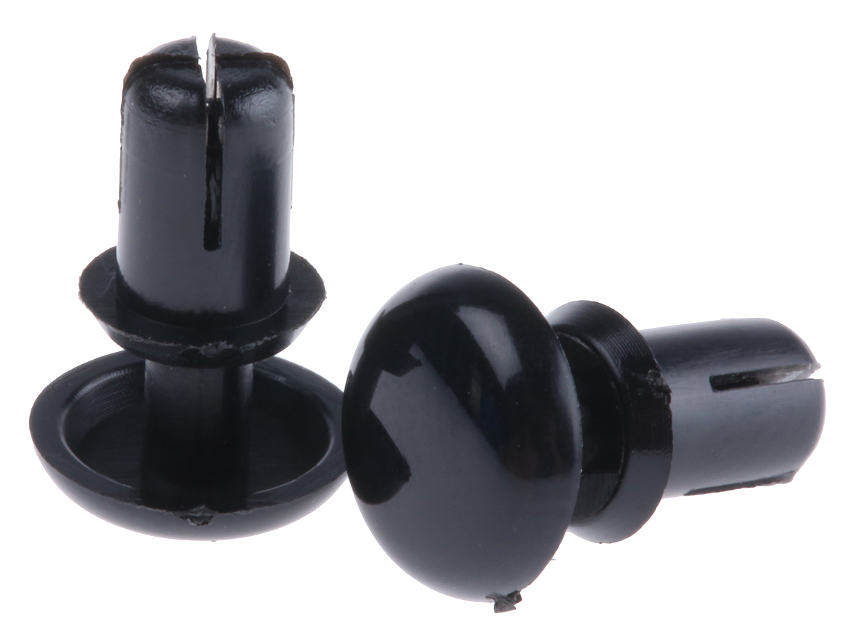 SR 4060 B, 7.1mm High Nylon Snap Rivet Support for 4mm PCB Hole