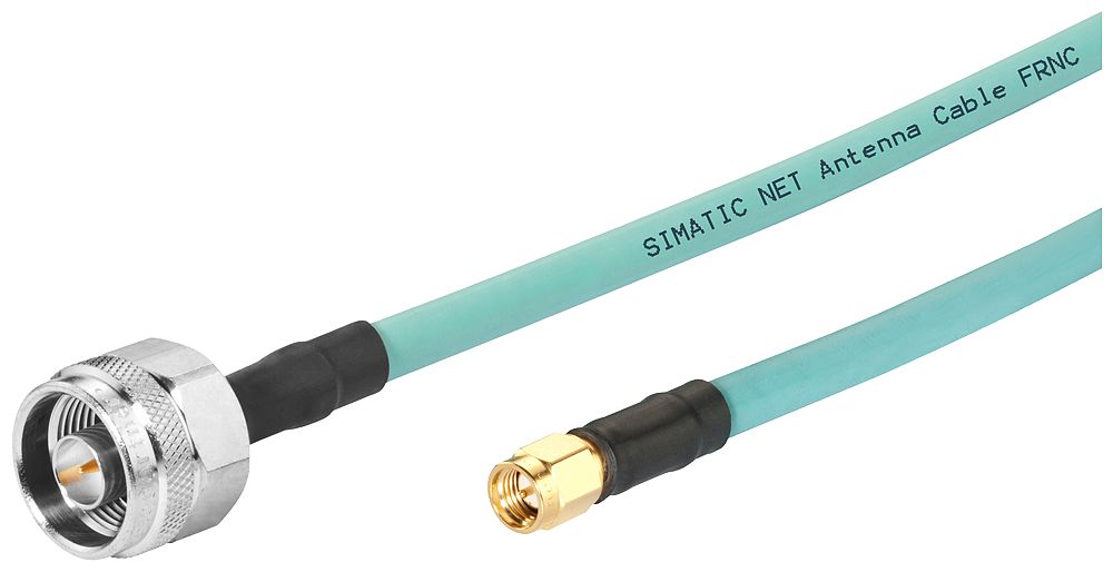 Siemens 6XV1875 Series, 5 m, IWLAN Coaxial, Terminated 50 Ω