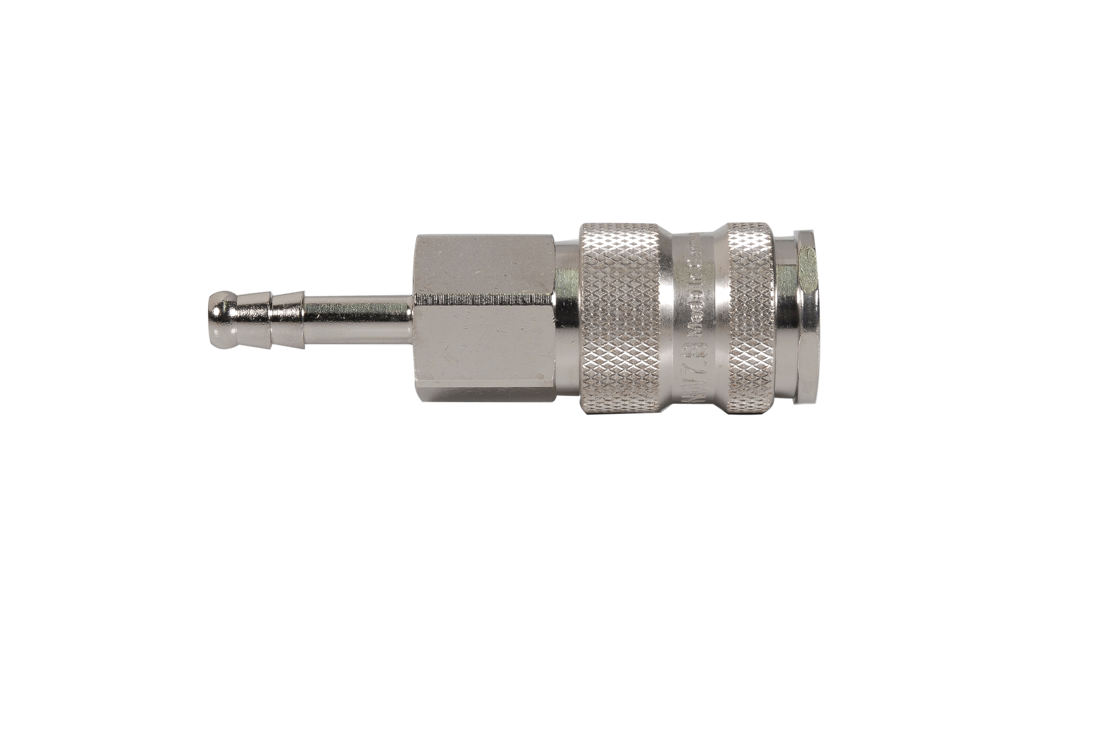 Legris Nickel Plated Brass Female, Male Pneumatic Quick Connect Coupling, Hose Barb