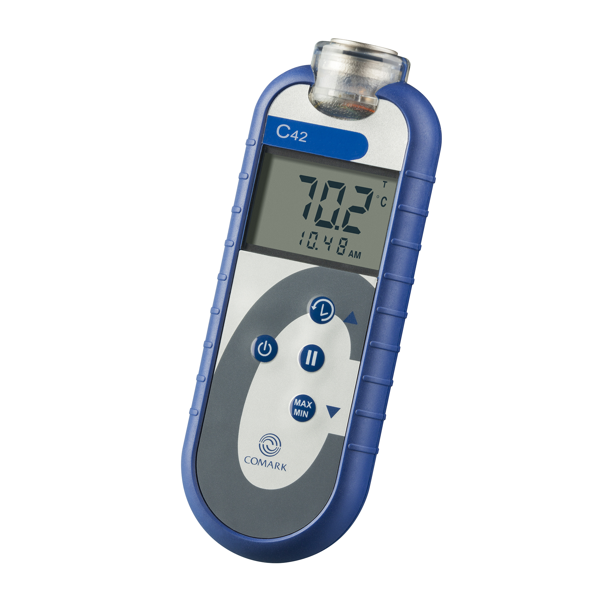 Comark C42C Thermocouple Digital Thermometer for Food Industry Use, Type T Thermocouple Probe, +400°C Max, ±0.2 °C