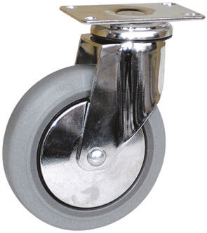 Guitel Hervieu Swivel Castor Wheel, 90kg Capacity, 125mm Wheel