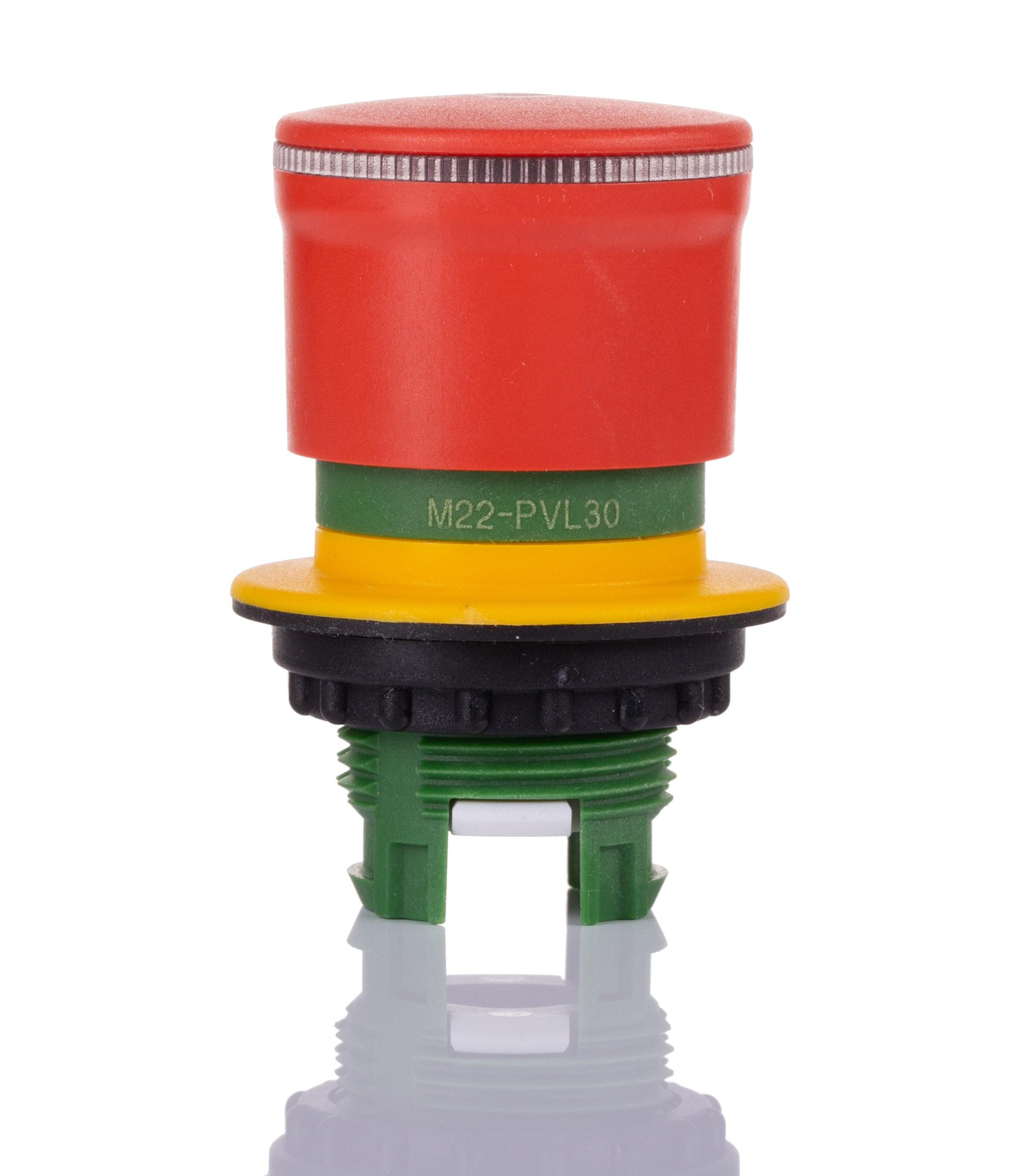 Eaton M22 Series, Pull Release, Emergency Stop Push Button Head 30mm Diameter