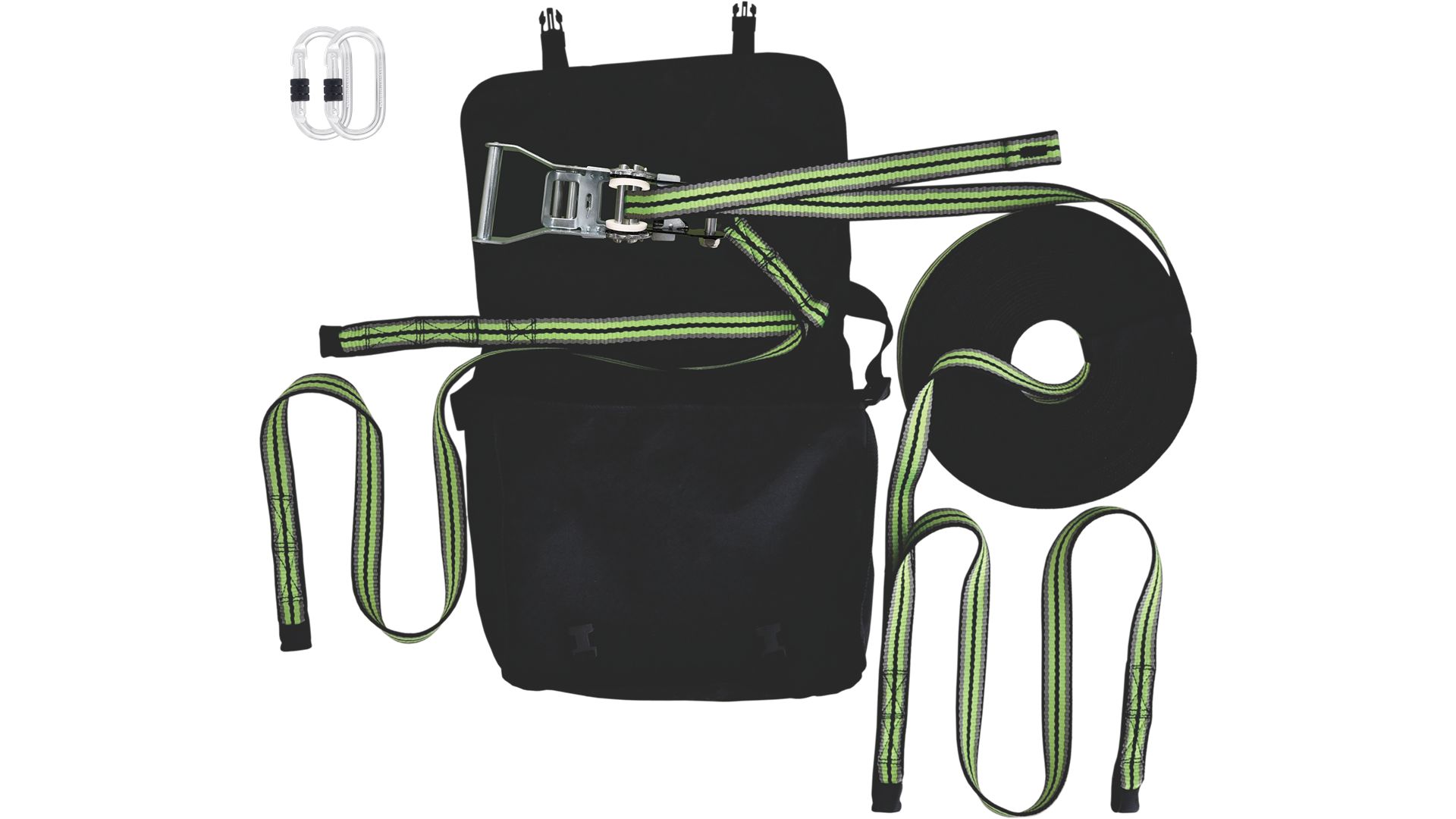 KRATOS SAFETY with Bag, 2 Steel screw-locking, horizontal lifeline