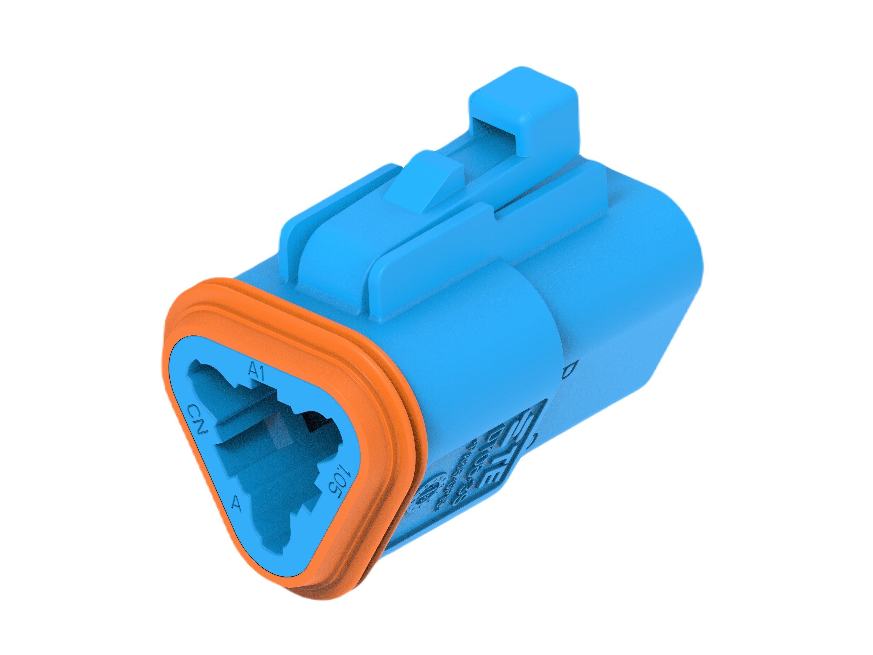 TE Connectivity, DT06-3S Automotive Connector Socket Blue Cable 3 Way, Cable Termination DT06-3S-TN07