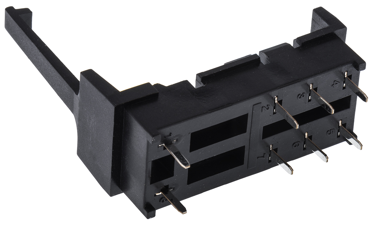 Omron P2R 8 Pin 250V ac PCB Mount Relay Socket, for use with 2 Pole G2RS Series