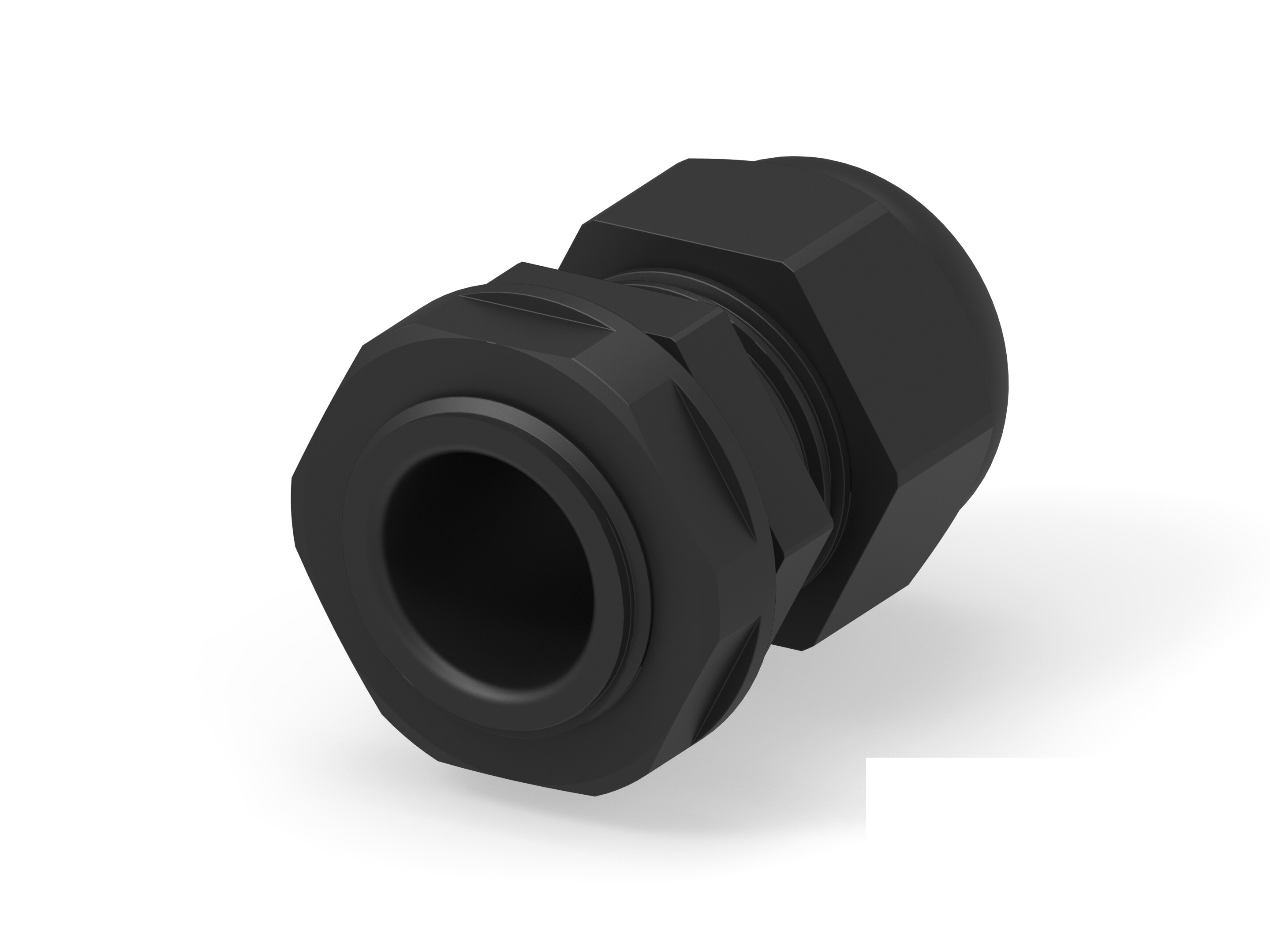Entrelec 1SNG Series Black PA 6 Cable Gland, PG13.5 Thread, 6mm min., 12mm max., IP66, IP68