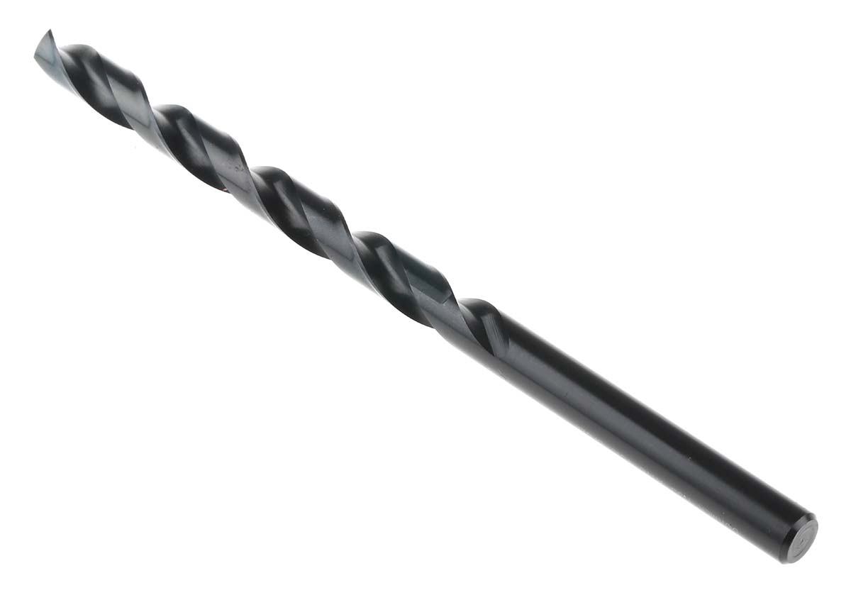 Dormer A110 Series HSS Twist Drill Bit for Steel, 10mm Diameter, 184 mm Overall