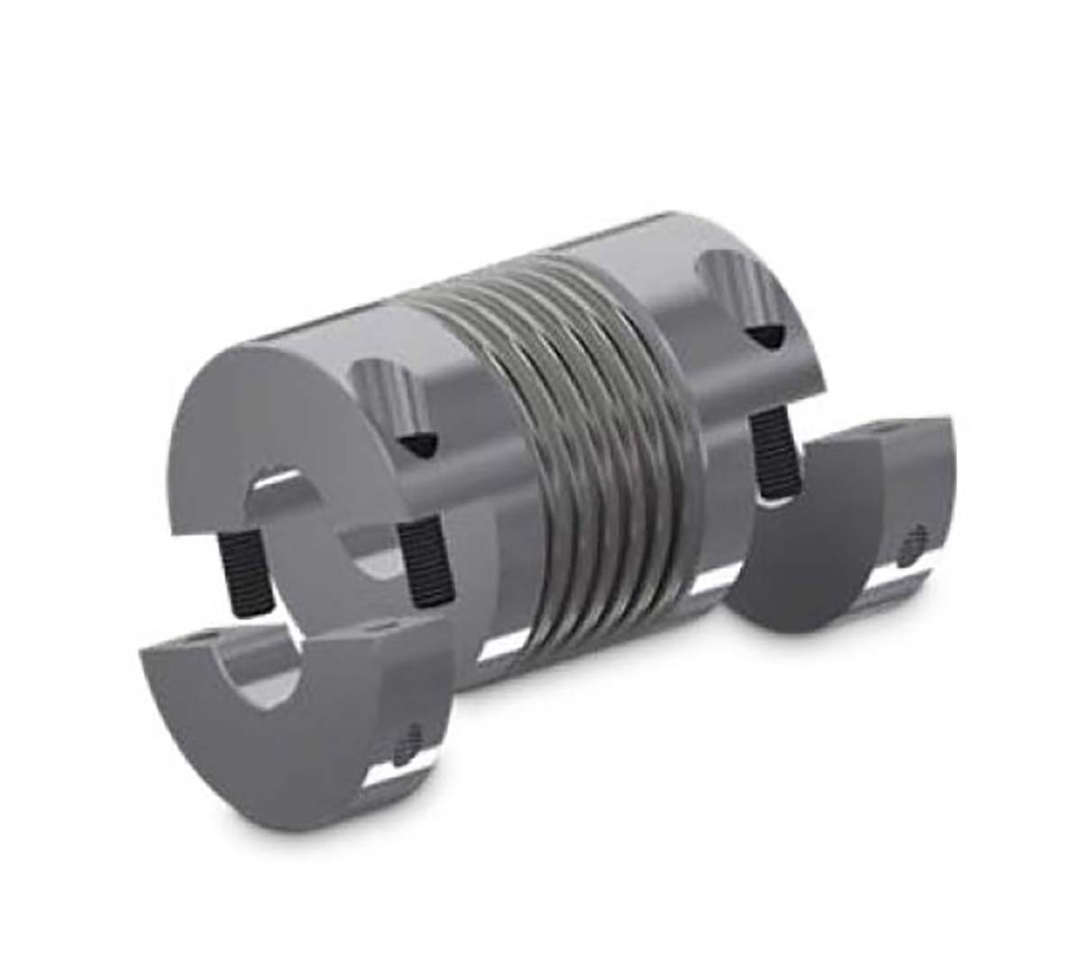 Huco Bellows Coupling, 82mm Outside Diameter, 32mm Bore, 91mm Length Coupler