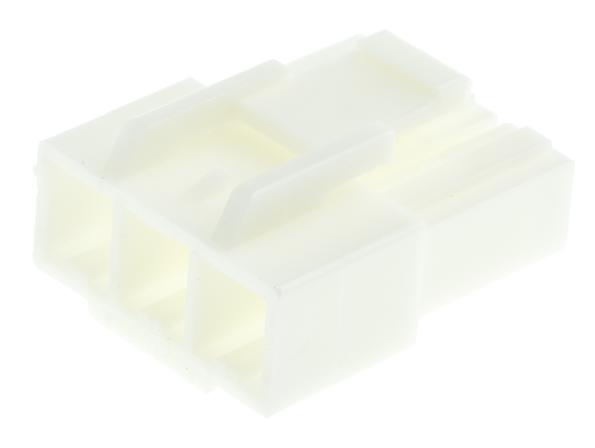 JST, VL Male Connector Housing, 6.2mm Pitch, 3 Way, 1 Row