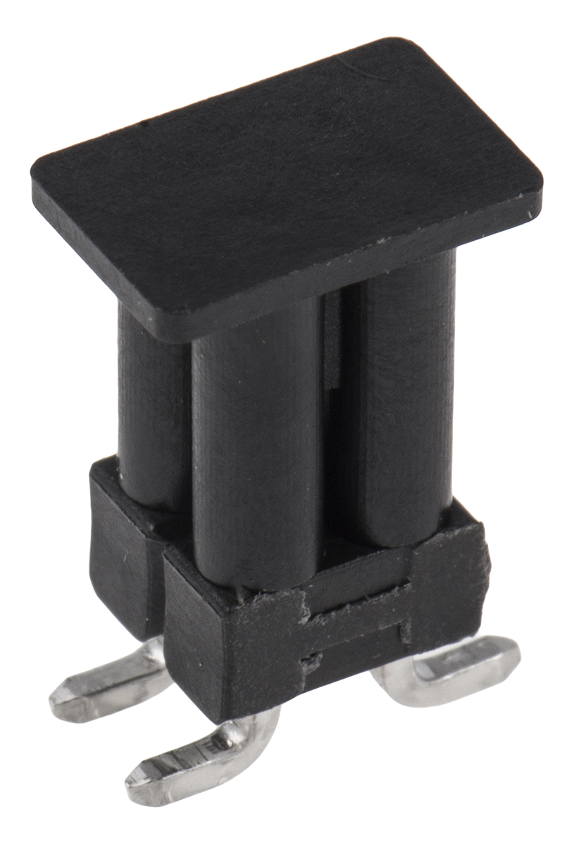 TE Connectivity AMPMODU MOD II Series Straight Surface Pin Header, 4 Contact(s), 2.54 mm Pitch, 2 Row, Unshrouded