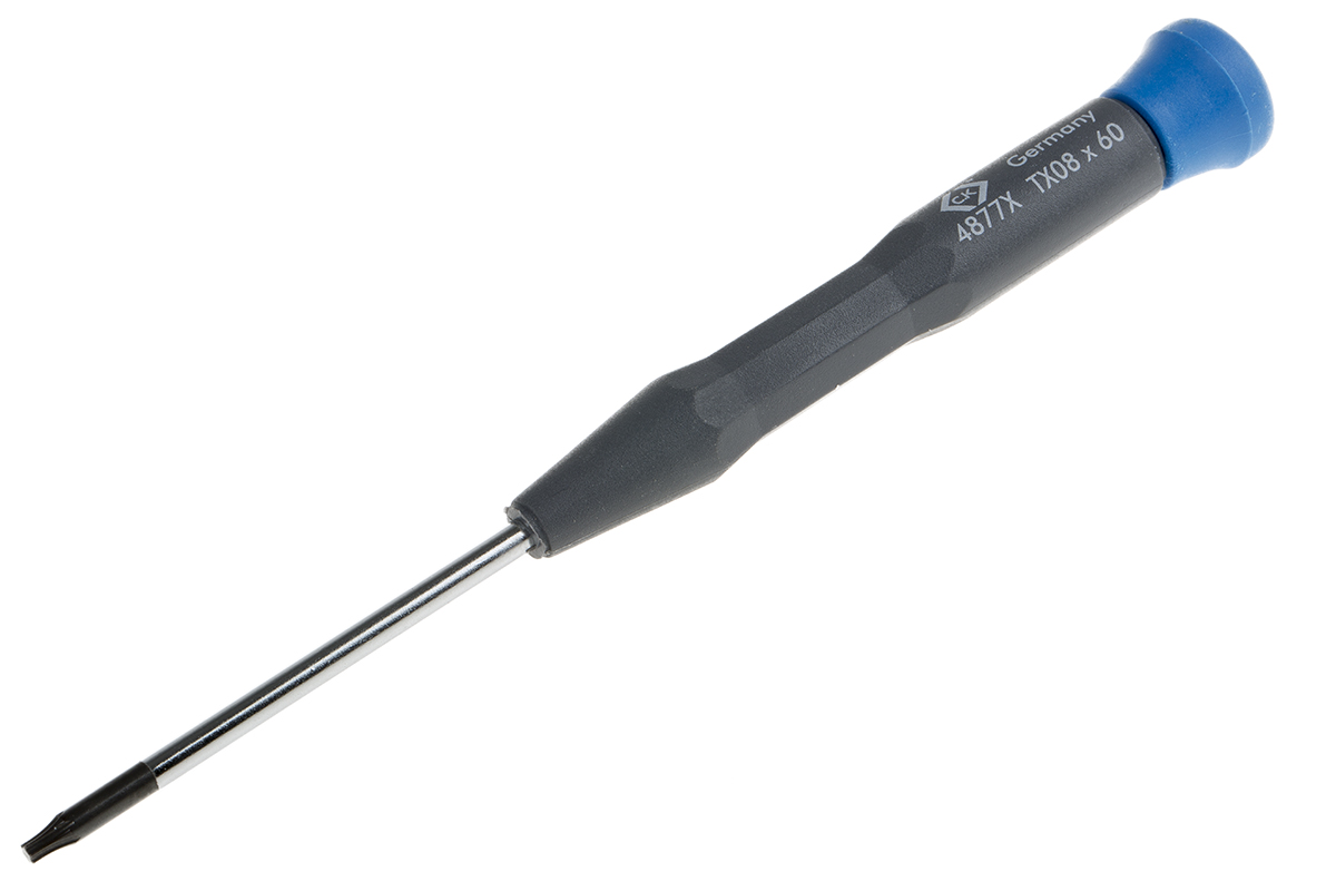 CK Torx Precision Screwdriver, T8 Tip, 60 mm Blade