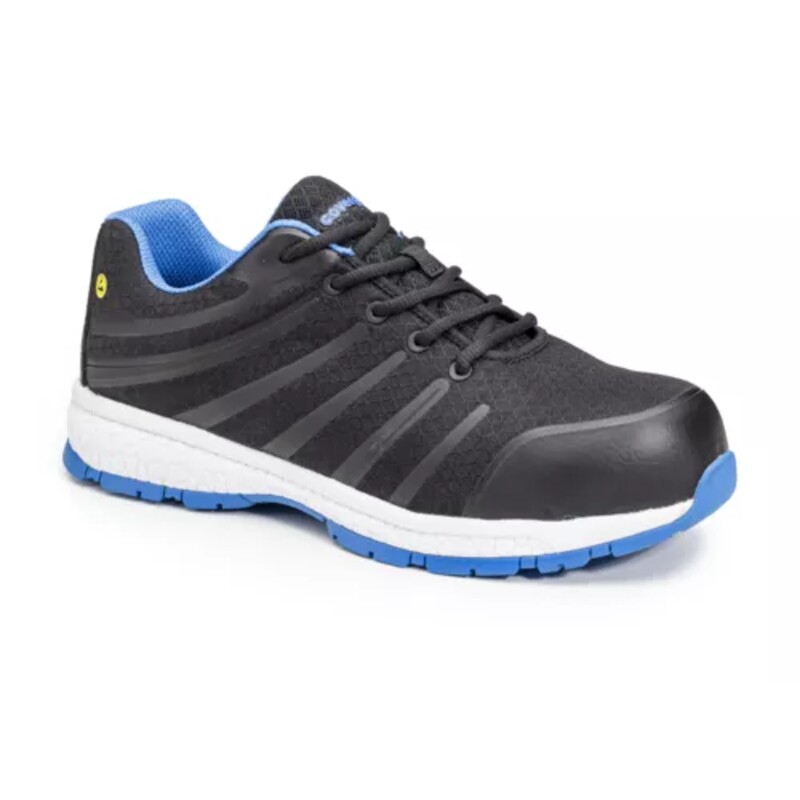 Coverguard 9GAL120 Unisex Black Composite Toe Capped Safety Trainers, UK 10, EU 44