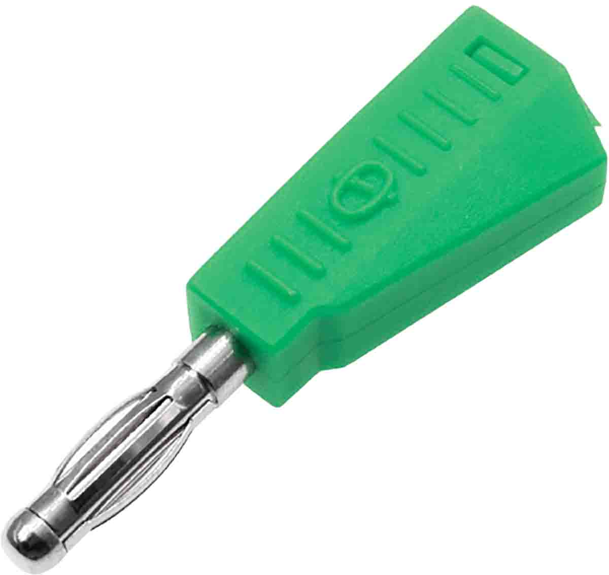 RS PRO Green Male Banana Plug, 4 mm Connector, Solder Termination, 19A, 30V, Nickel Plating