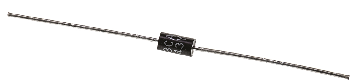 Taiwan Semi SA28CA, Bi-Directional TVS Diode, 500W, 2-Pin DO-15