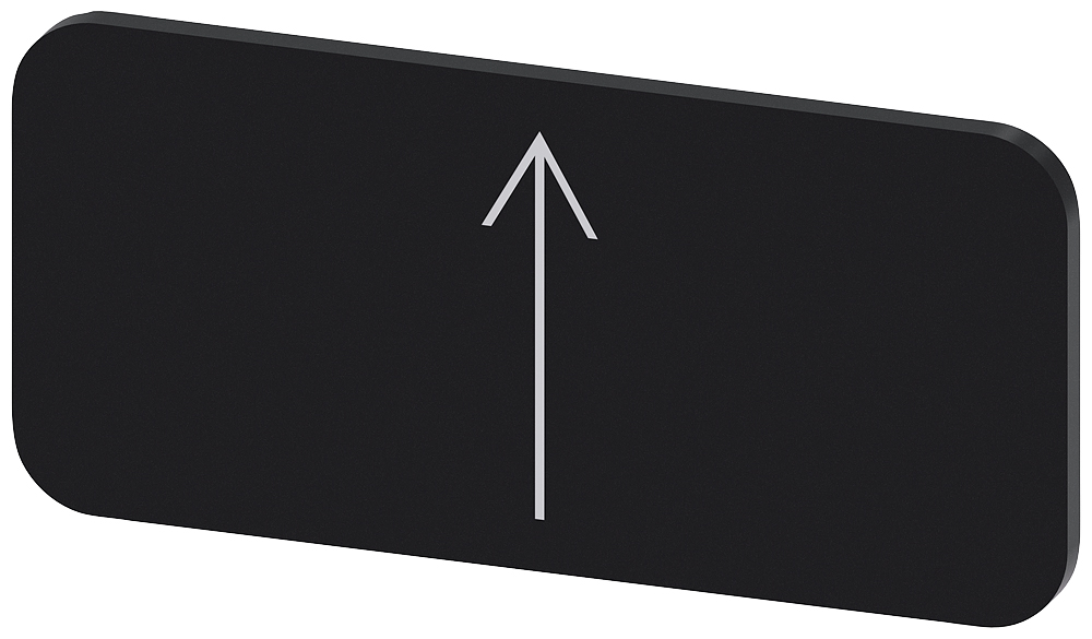 Siemens Labeling plate, Up Arrow