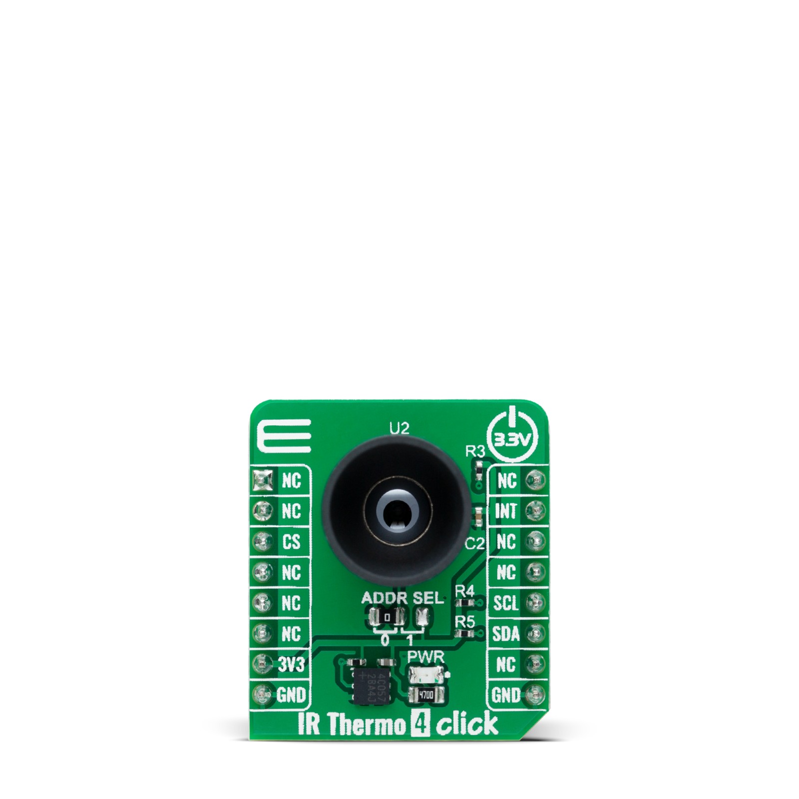 MikroElektronika Temperature Sensor Development Module for TPiS 1T 1386 L5.5 H Human Presence Sensing, Motion Detection,