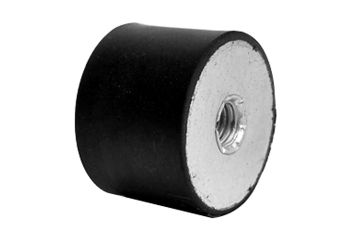 RS PRO M6 Anti Vibration Mount, Female Buffer Foot with 9.2kg Compression Load