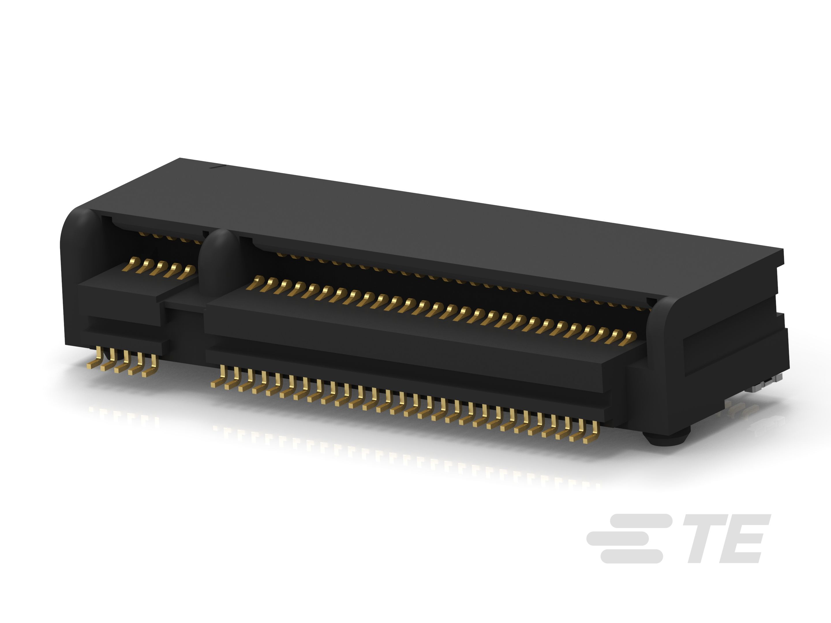 TE Connectivity M.2 NGFF Series Right Angle Edge Connector, PCB Mount, 67-Contacts, 0.5mm Pitch, 2-Row