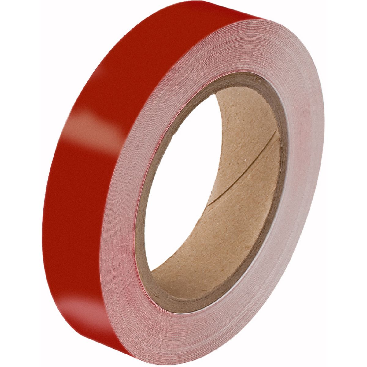 Brady Red Polyester Pipe Marking Tape, Dim. W 25mm x L 33m