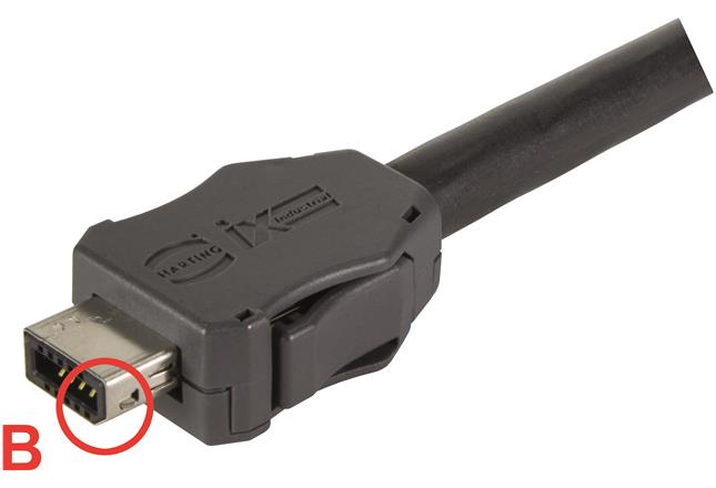 HARTING IX Industrial Series Ethernet Connector 1 Port 10 -Way