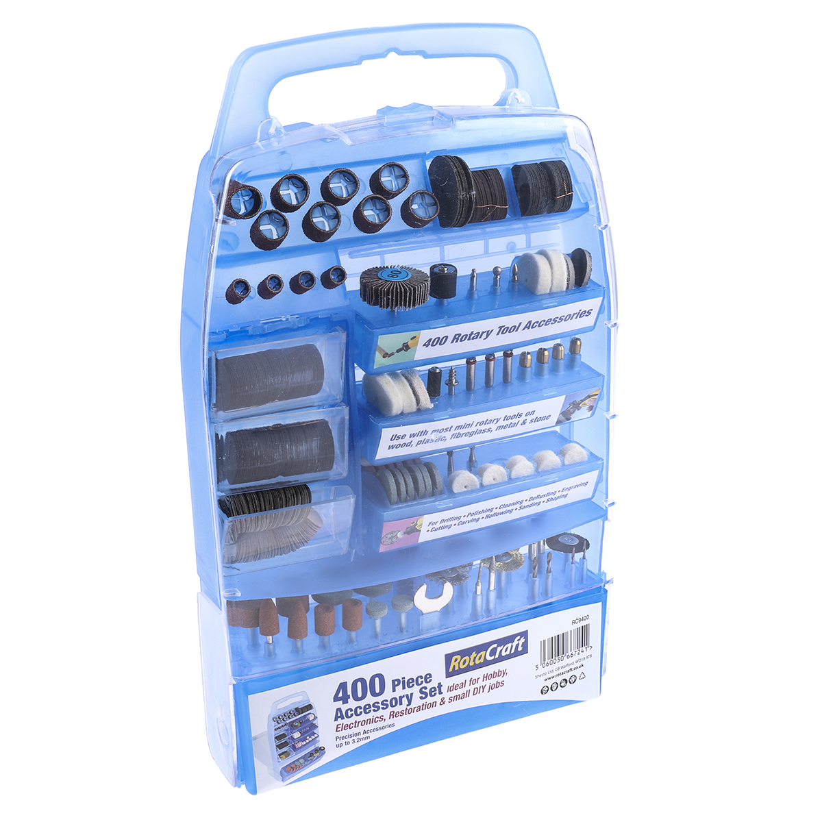RS PRO 400-Piece Accessory Kit for use with Dremel Tools