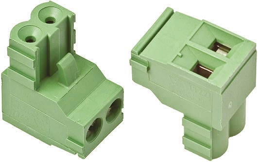 TE Connectivity, 5mm Pitch, Buchanan, 2 Way, Right Angle, Pluggable Terminal Block, Plug, Cable Mount, Screw