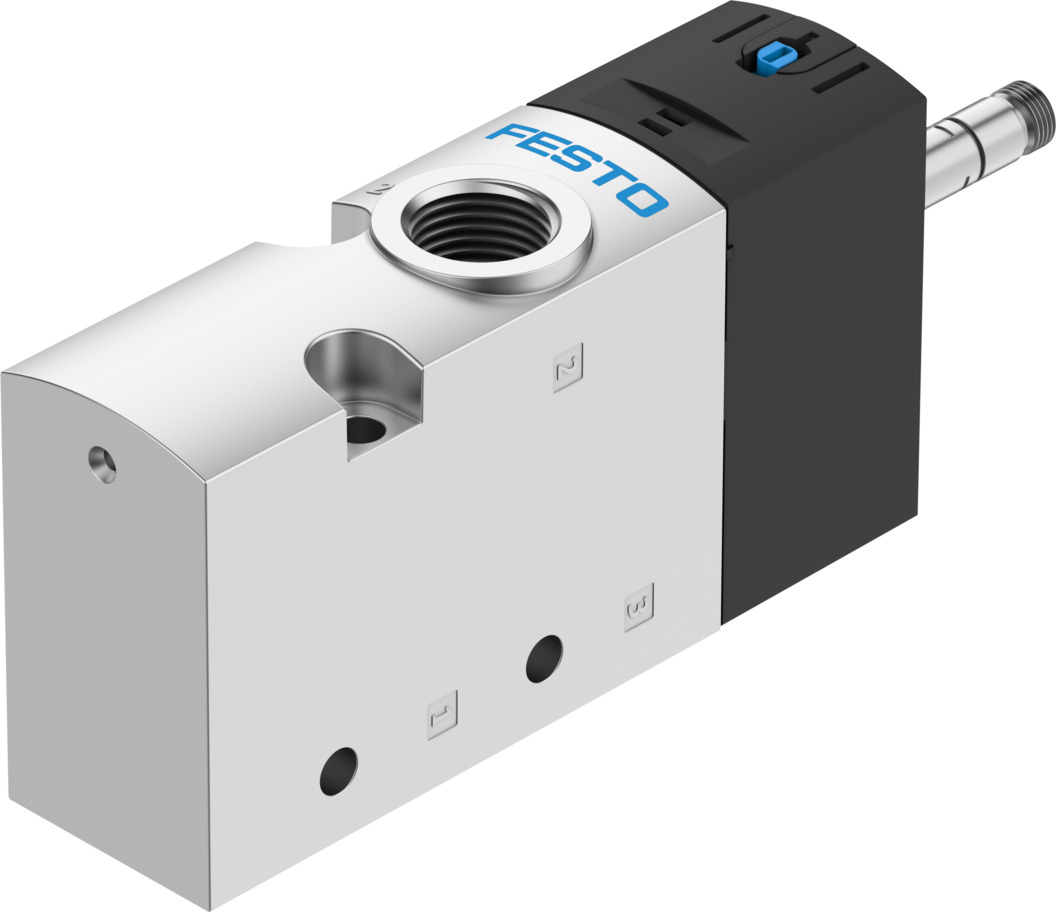 Festo 3/2 Pneumatic Solenoid Valve - Solenoid G 3/8 VUVS Series, 575566